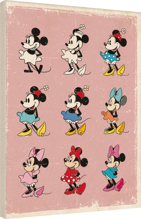 Minni (Minnie Mouse) - Evolution Tableau sur toile | Décorations murales |  Europosters