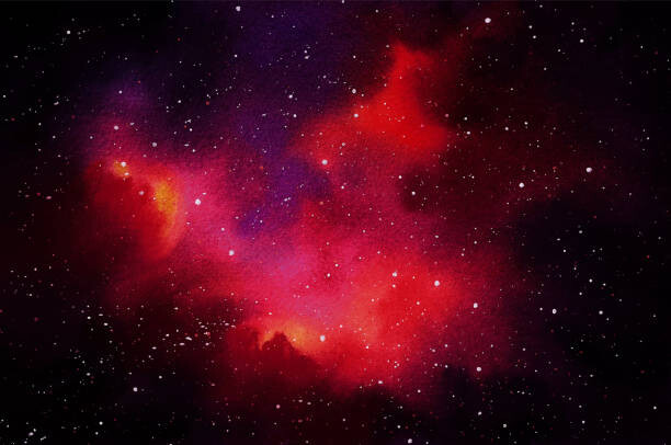 Tableau sur toile Vector cosmic illustration. Beautiful colorful space