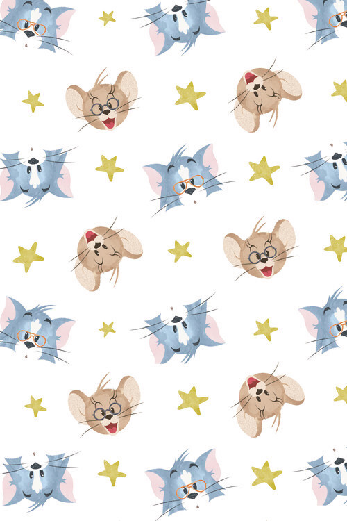 Carta da parati Tom e Jerry