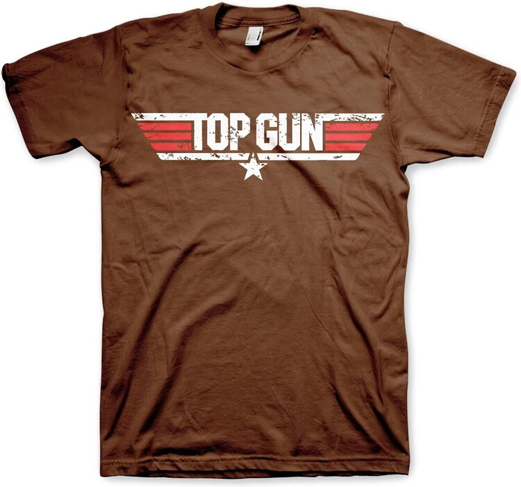Tričko Top Gun - Distressed Logo