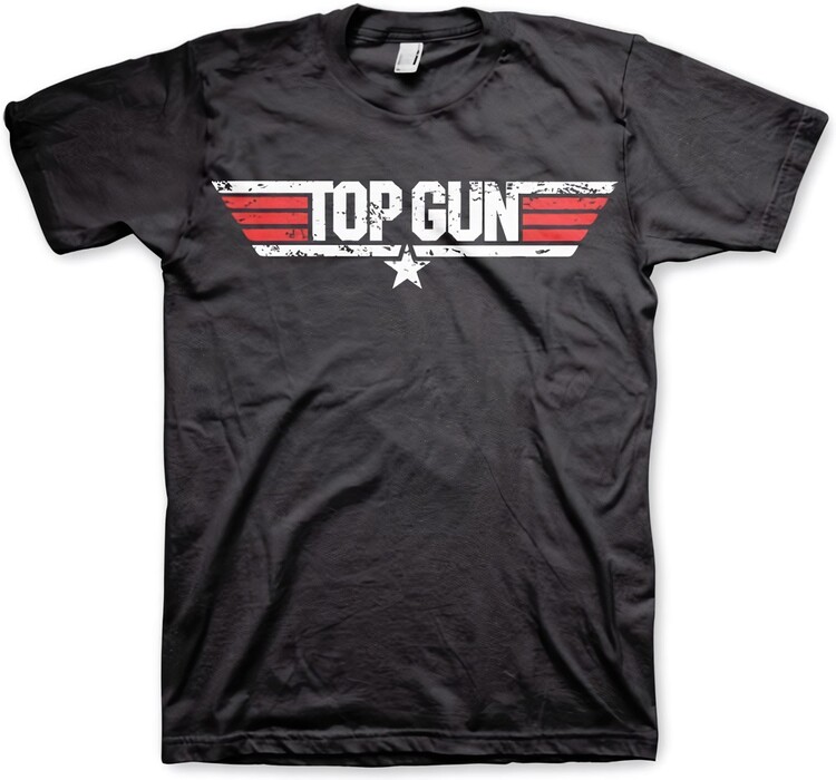Tričko Top Gun - Distressed Logo