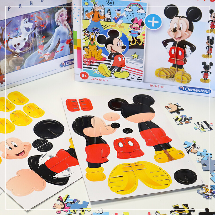 Puzzle en bois maison de Mickey - Disney