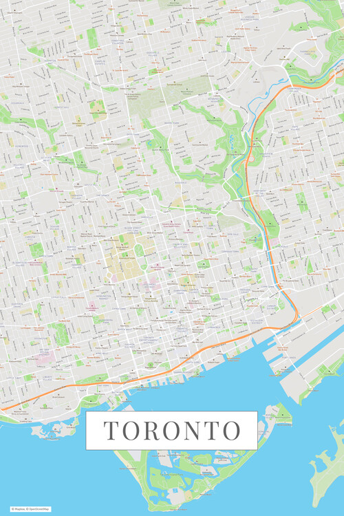 Carta da parati Toronto color
