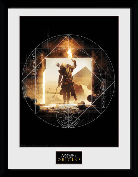 Uokvireni poster Assassins Creed: Origins - Wanderer
