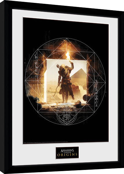 Uokvireni poster Assassins Creed: Origins - Wanderer