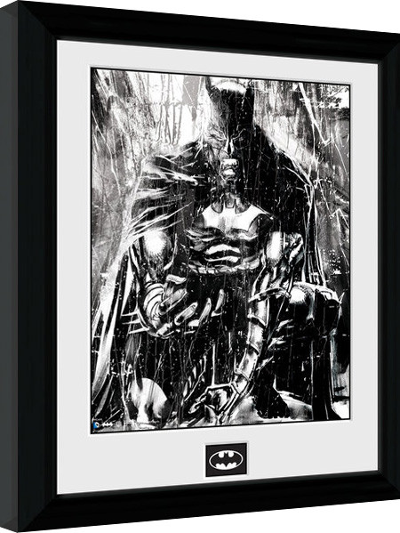 Uokvireni poster Batman Comic - Rain