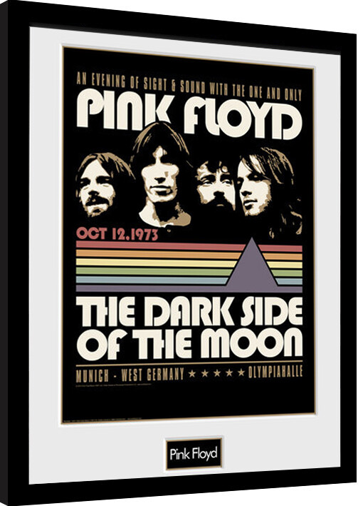 Uokvirjeni plakat Pink Floyd - 1973