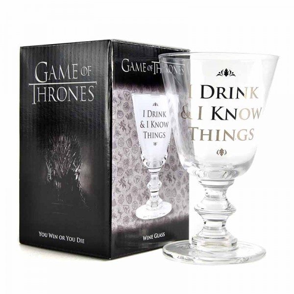 Vannglass Game of Thrones - Drink And Know Things