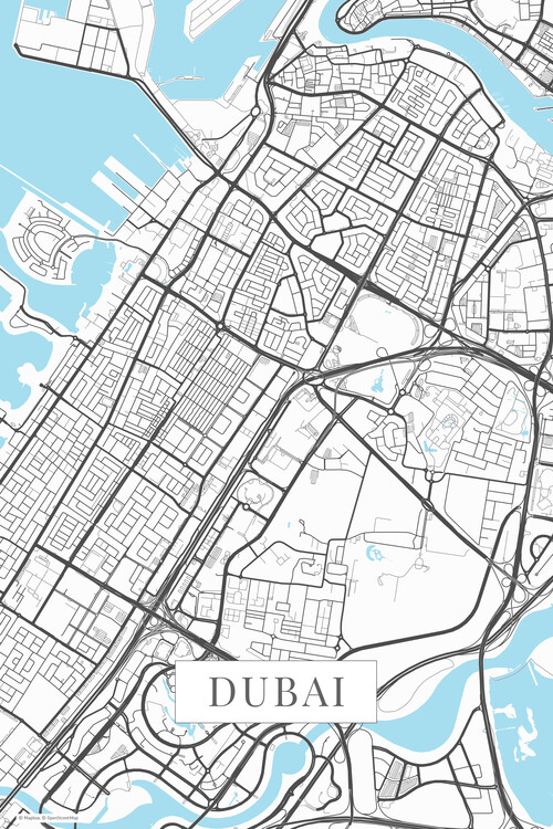 Vászonkép Dubai white