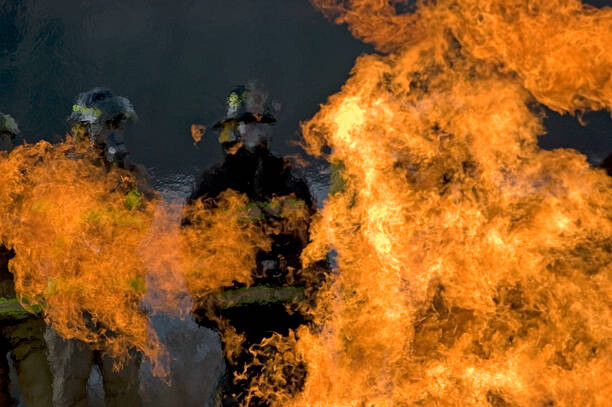 Vászonkép Fire Fighting