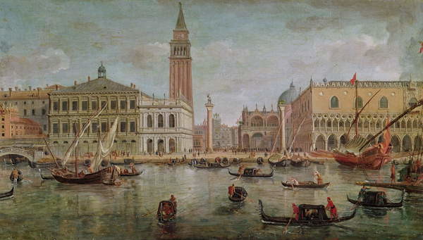 Adesivo murale View of Venice, 1719