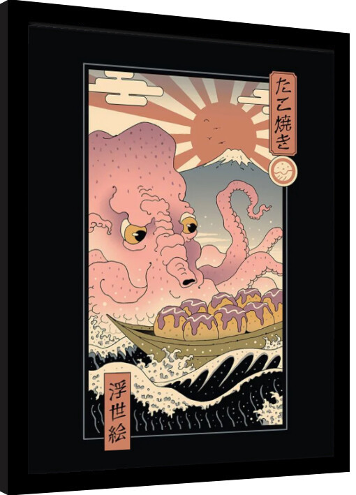 Zarámovaný plakát Vincent Trinidad - The Great Takoyaki