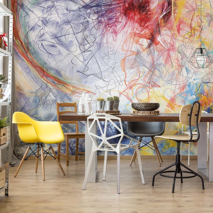 Abstract Art Wall Paper Mural Buy at UKposters