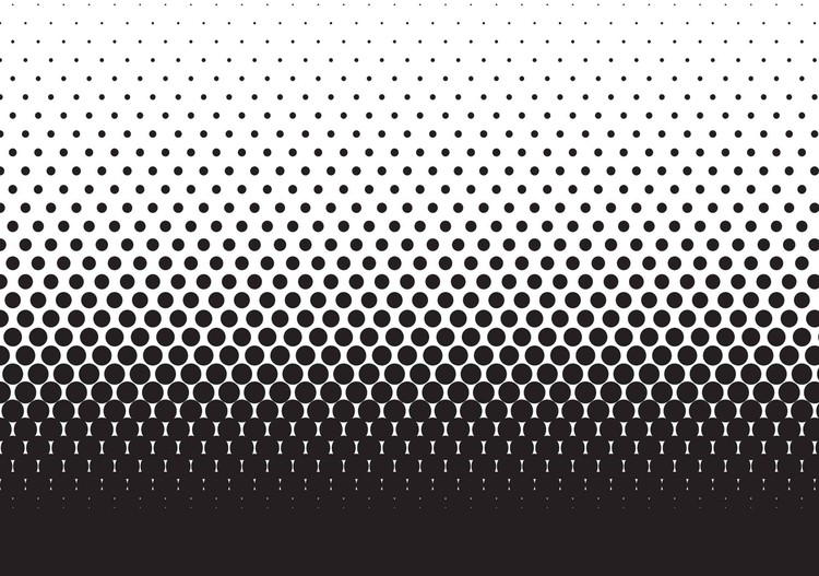 Abstract Black Black Dots Wall Paper Mural Buy at EuroPosters