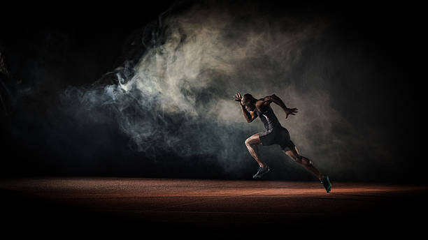 Wall Mural Athlete running