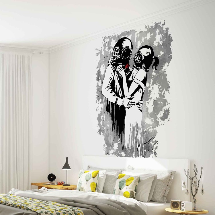 Banksy Graffiti Wall Paper Mural Buy At Europosters 1843