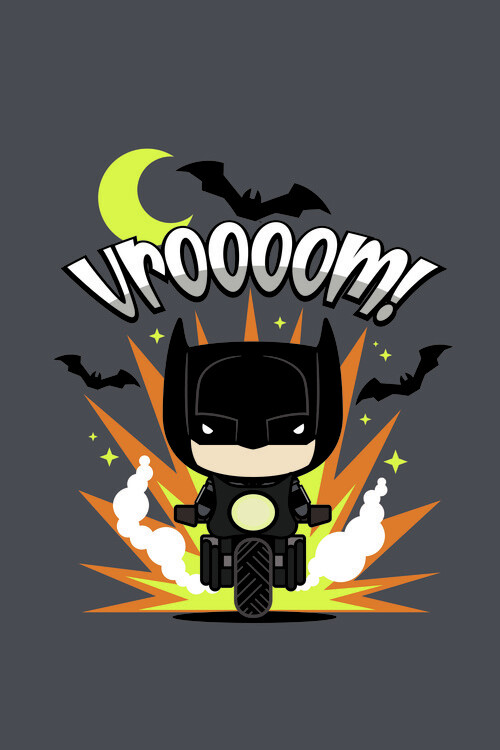 Wall Mural Batman-Batcycle