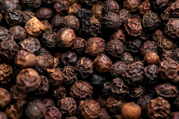 Wall Mural Black pepper full frame