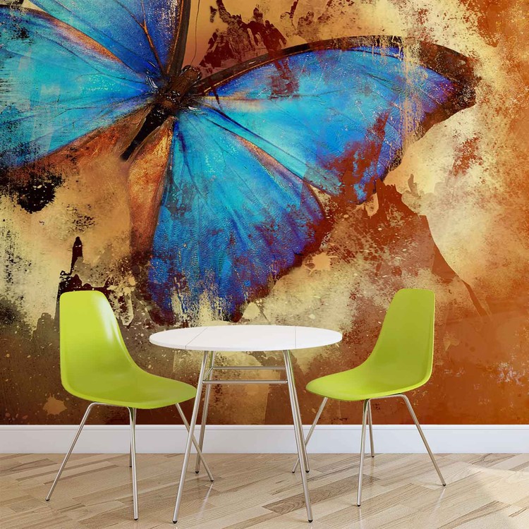 Butterfly Art Wall Paper Mural Buy at UKposters