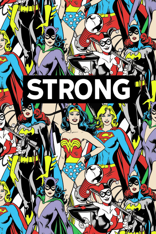 Wallpaper Mural DC Comics - Women are strong