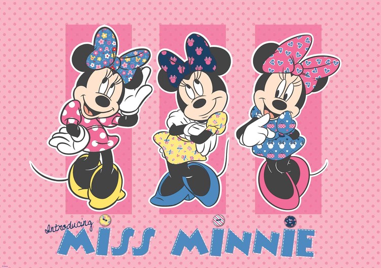 Disney Minnie Mouse Wall Paper Mural Buy at UKposters