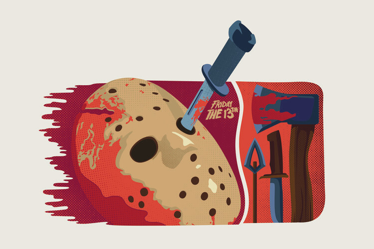 Wall Mural Friday The 13th