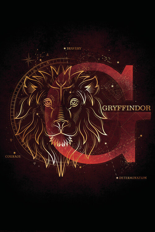 Wall Mural Harry Potter - Gryffindor Initial