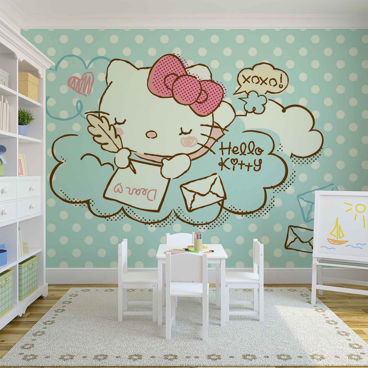 Hello Kitty Wall Paper Mural Buy at UKposters