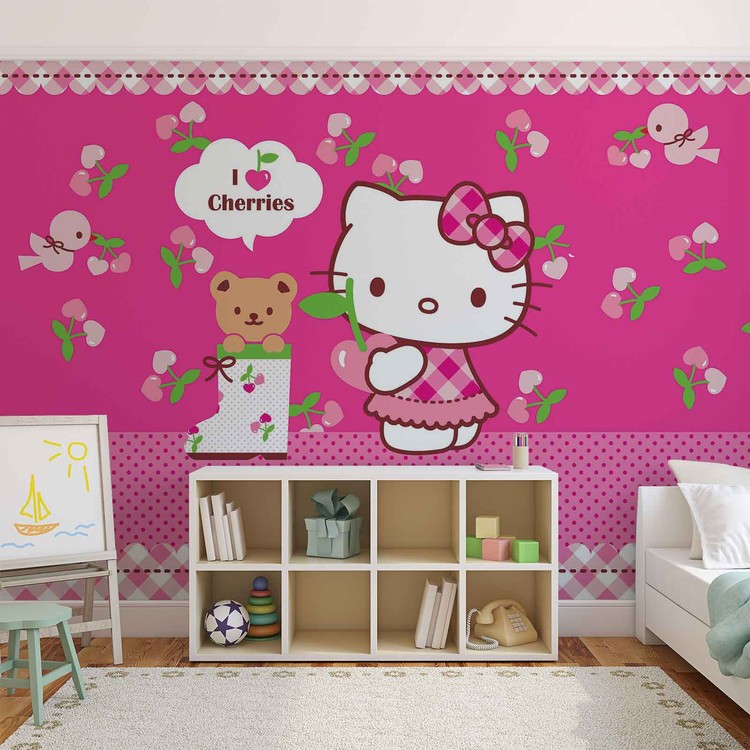 Hello Kitty Wall Paper Mural Buy at UKposters