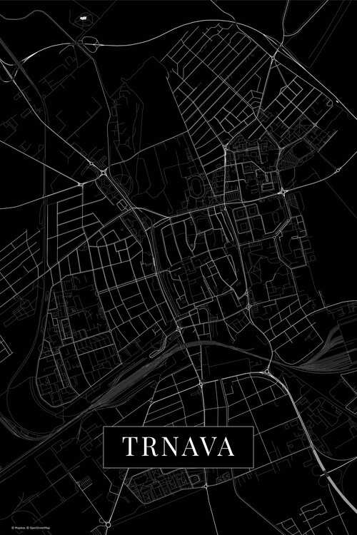 Wall Mural Trnava black