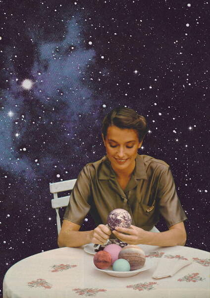 Matrica Woman Peeling the Earth, 2020