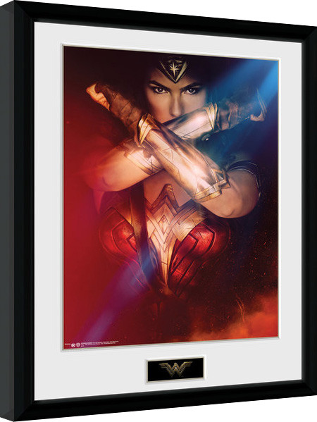 Zarámovaný plakát Wonder Woman - Cross