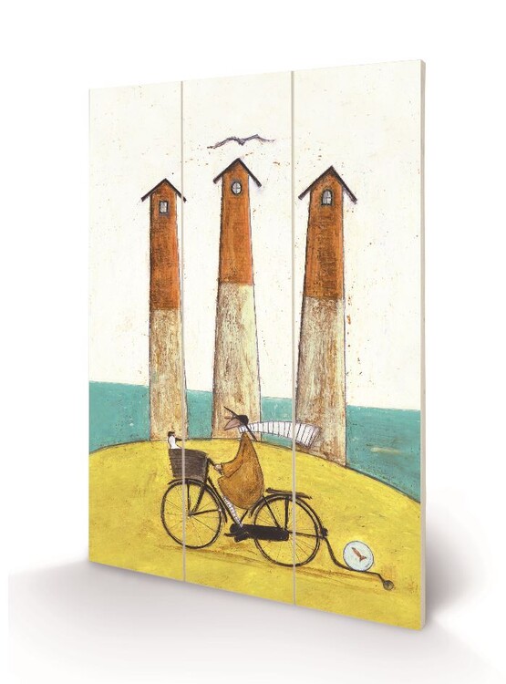 Obraz na dřevě Sam Toft - The Square, The Round and The Arched