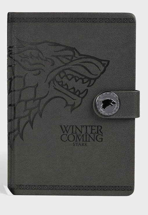 Zápisník Game of Thrones - Stark Clasp Premium