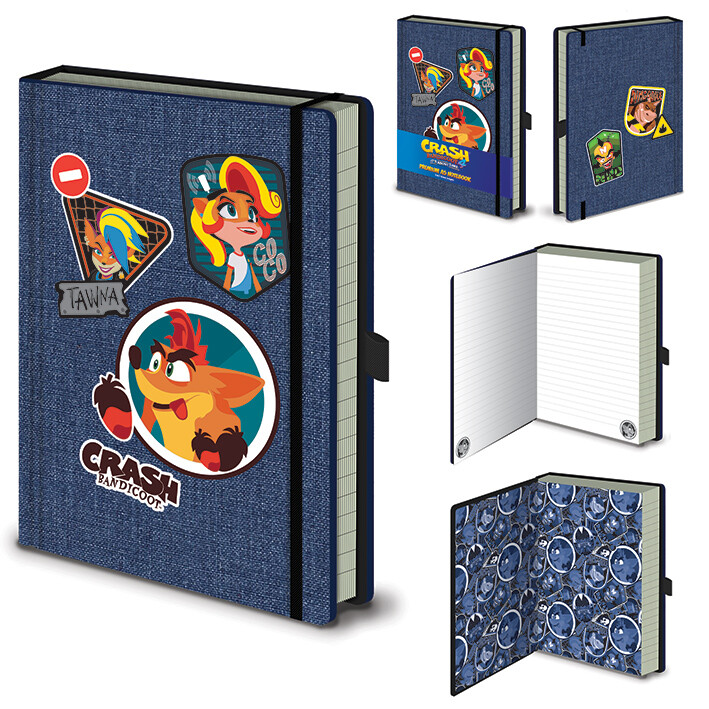 Zápisník Crash Bandicoot 4 - Double Denim