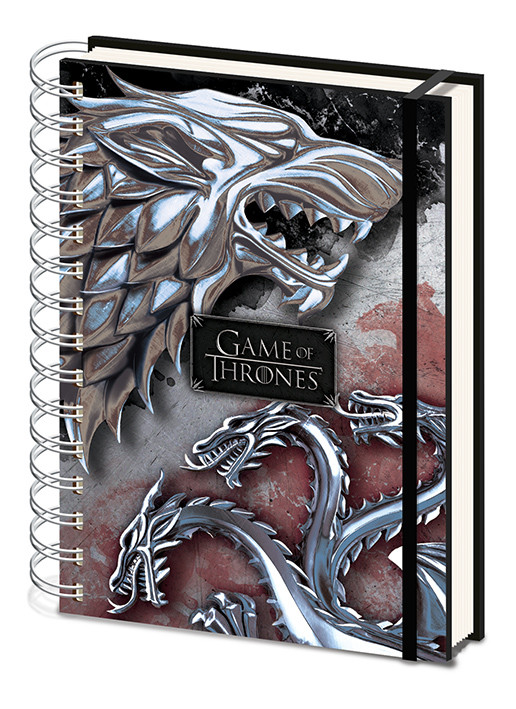 Zápisník Game Of Thrones - Stark & Targaryen
