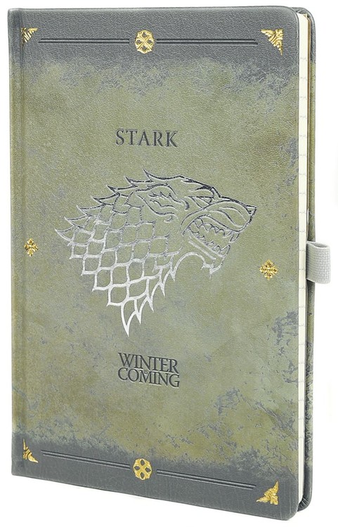 Zápisník Game Of Thrones - Stark Worn Premium
