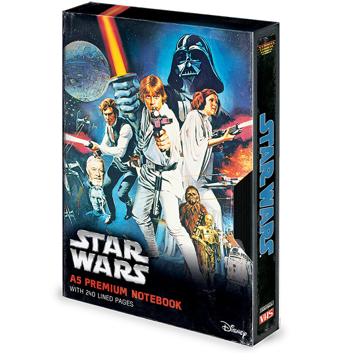 Zápisník Star Wars - A New Hope VHS