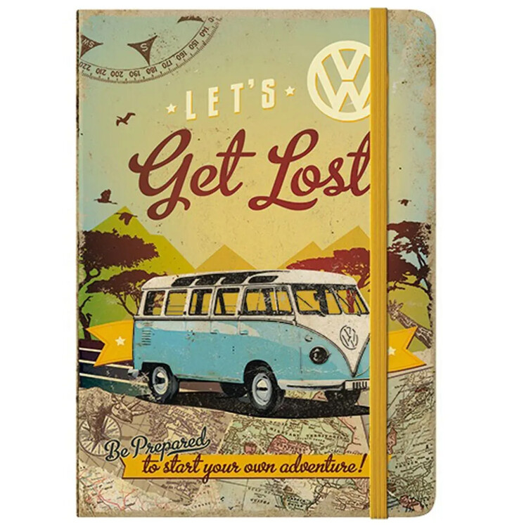 Zápisník VW Bulli Let's Get Lost