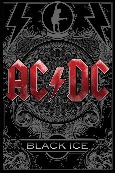 Αφίσα AC/DC - black ice