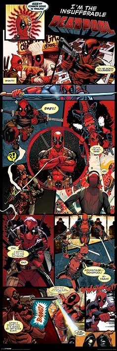 Αφίσα πόρτας Deadpool - Panels