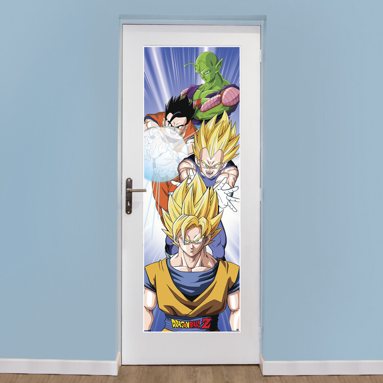 Αφίσα πόρτας Dragon Ball - Saiyans