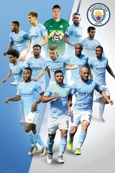 Αφίσα Manchester City - Players 17/18