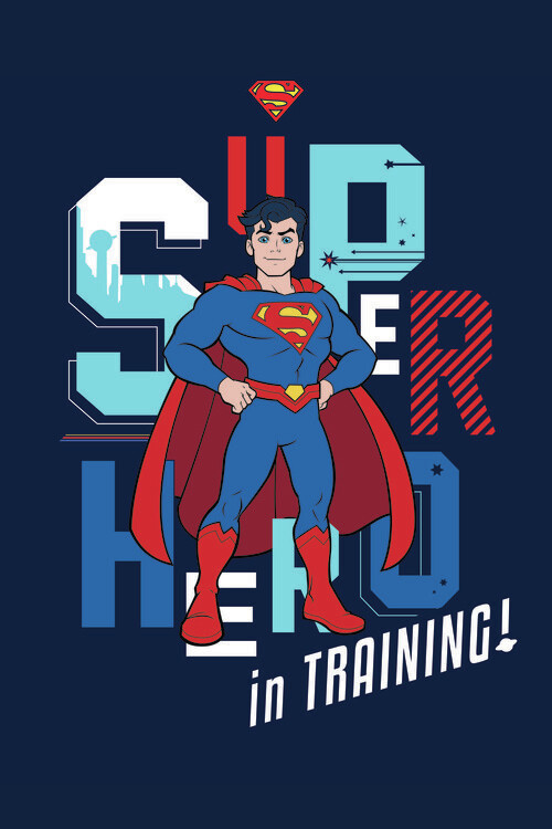 Ταπετσαρία τοιχογραφία Superman - In training