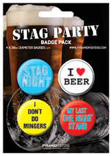 Комплект значки 4 броя STAG PARTY