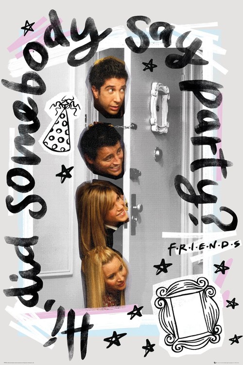 Friends - Party Плакат