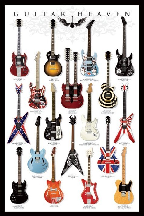 Guitar heaven Плакат