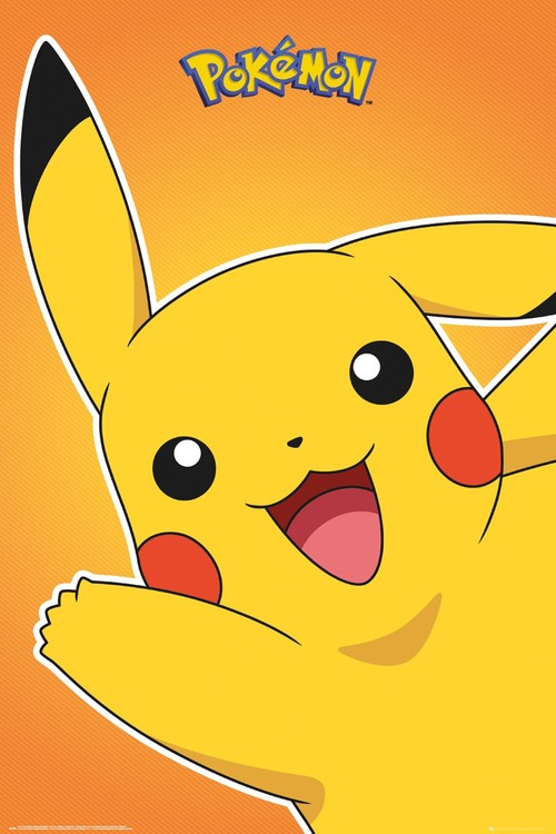 Pokemon - Pikachu Плакат
