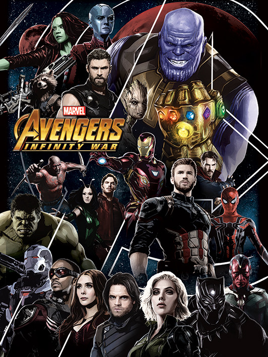 Платно  Avengers Infinity War - Heroes Unite