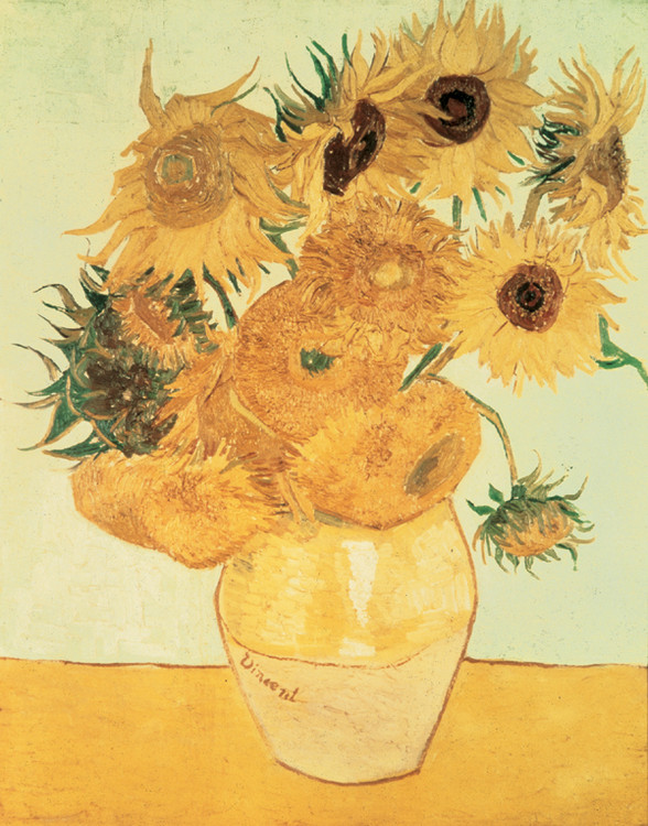 Vincent van Gogh - Слънчогледите Художествено Изкуство